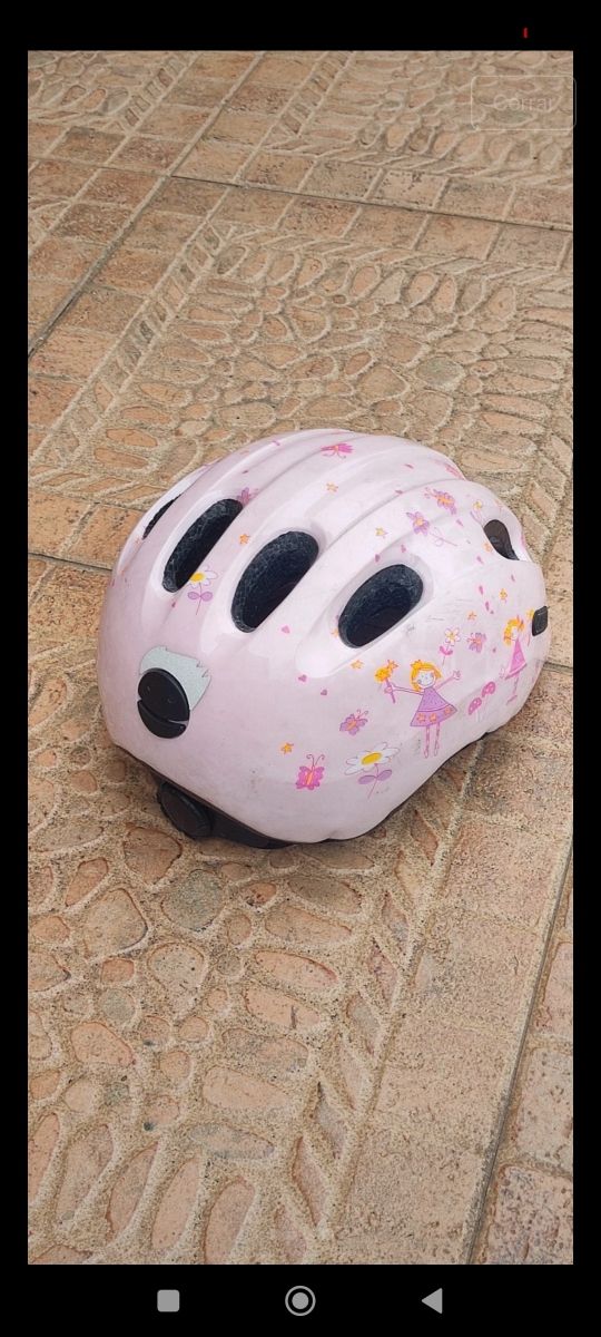 Casco bici niña ABUS rosa