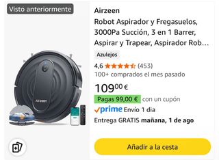 Aspiradora robot Airzen R7