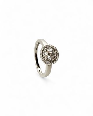 Sortija Brillantes Oro Blanco