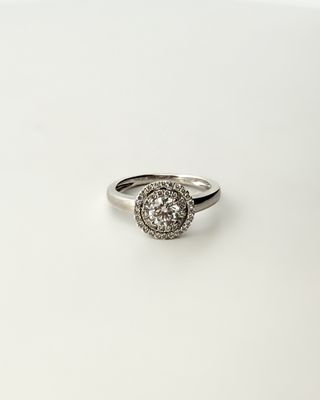 Sortija Brillantes Oro Blanco