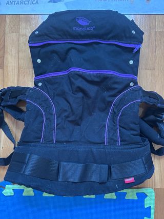 Manduca portabebés - Negro/Morado