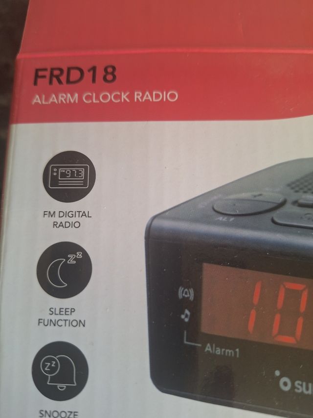 Radio Reloj Sunstech - despertador