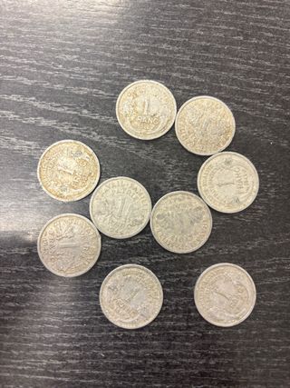 9 Francos Franceses - Monedas antiguas
1941-1957