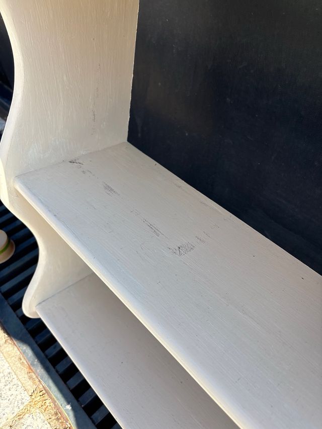 Estantería 3 baldas - Madera blanca