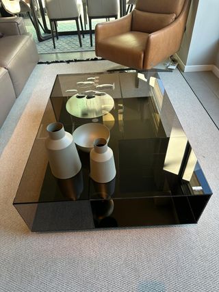 Mesa centro cristal - Laberinto