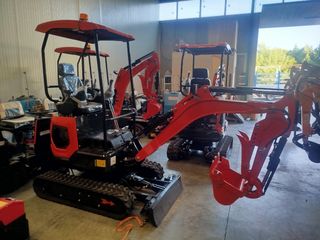 Trabajos con miniexcavadora 1800kg - alquiler