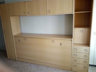 Cama plegable con armario - Mueble multifuncional