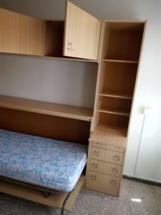 Cama plegable con armario - Mueble multifuncional