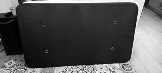 Base tapizada 105x180cm - Negra