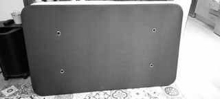 Base tapizada 105x180cm - Negra