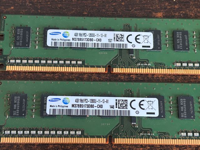 RAM Samsung 8GB DDR3 1600MHz (2x4GB)