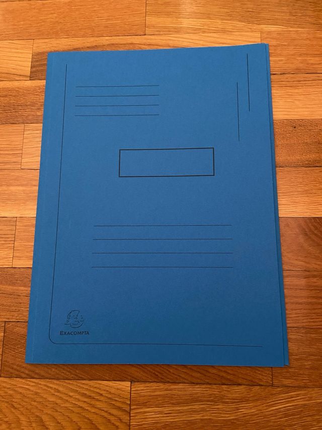 Carpetas A4 cartulina (40 unidades)