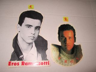 stickers adesivo Eros Ramazzotti vintage