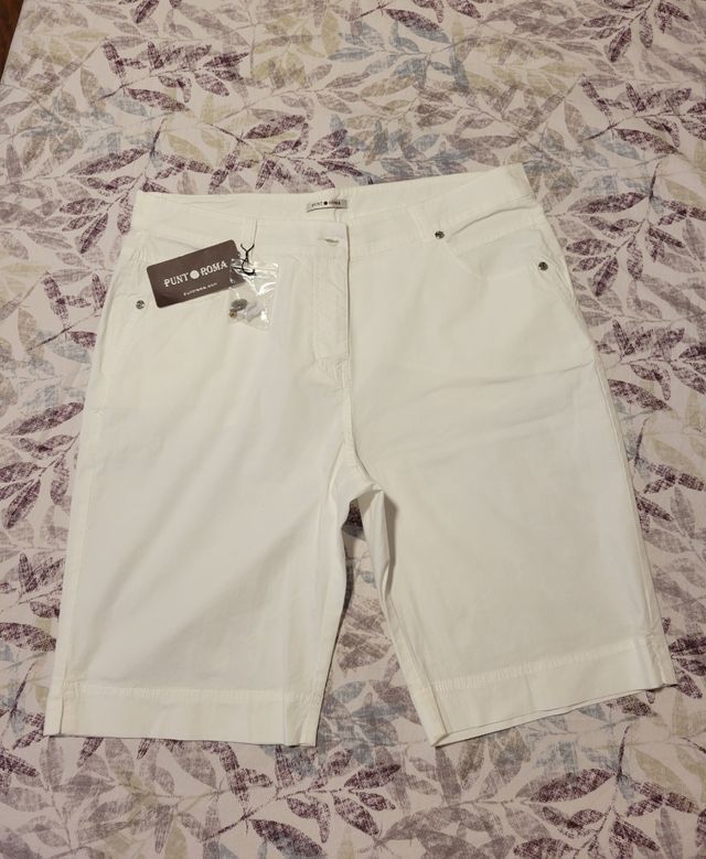 Shorts Punto Roma blancos nuevos a estrenar T.46