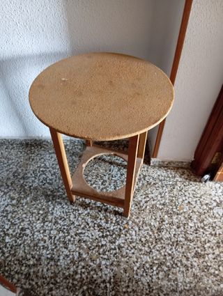 Mesa camilla madera marrón