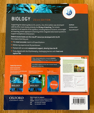 IB Biology Course Book: 2014 Edition: Oxford IB...