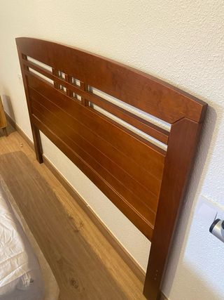 Cabecero madera 160cm marrón