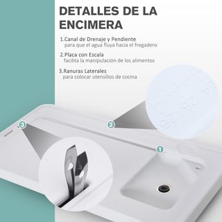 Mesa Plegable Camping c/Fregadero
