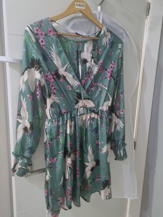 Vestido Zara estampado - T-M