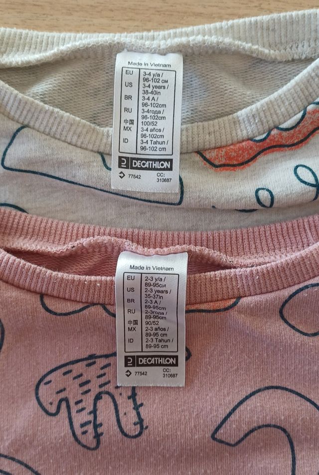 2 Jerséis mellizos 2-3 años.