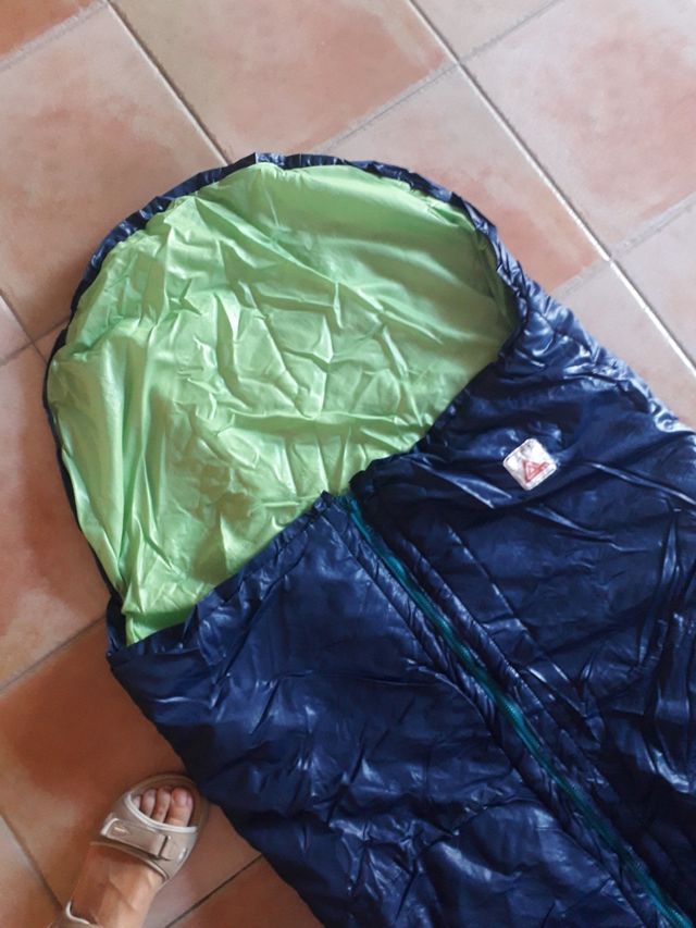 Saco dormir montaña azul marino