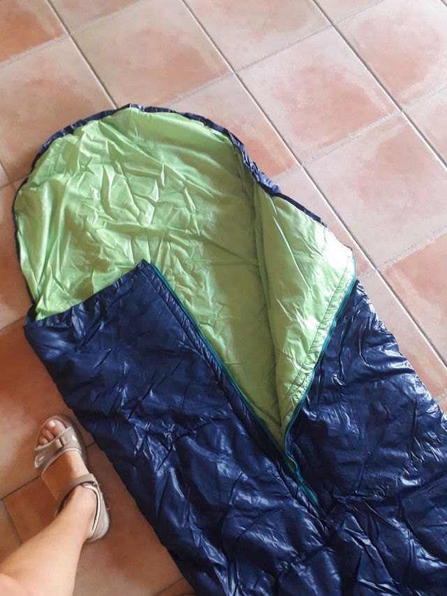 Saco dormir montaña azul marino