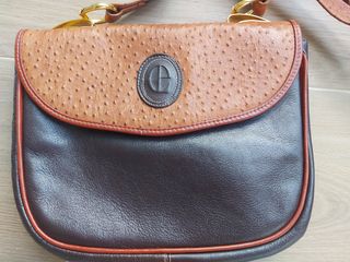 Bolso bandolera color marrón-negro