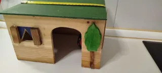 Casa madera conejo enano