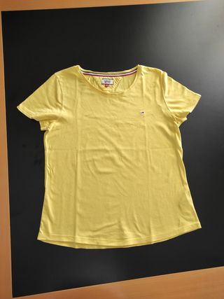 T-shirt Tommy Jeans gialla tg M