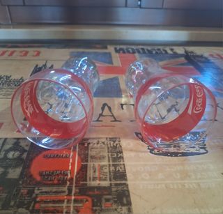 2 Bicchieri Coca Cola Vintage