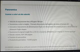 Scanner Panasonic KV-S5055C - Bianco