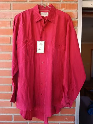 Blusa seda roja - Talla M