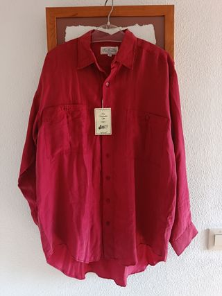 Blusa seda roja - Talla M