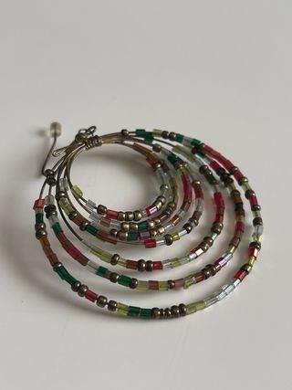 Pendientes aros multicolores