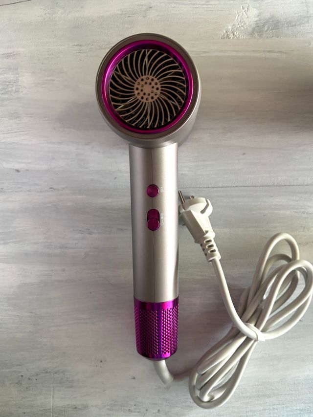 Secador iónico negativo - Púrpura/Plata