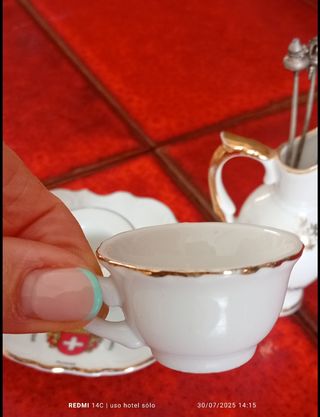 Varias piezas de porcelana 