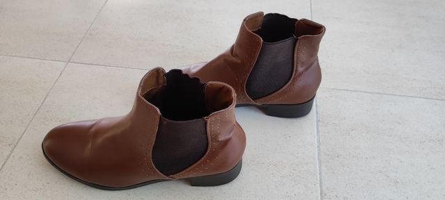 Botines mujer marrón
