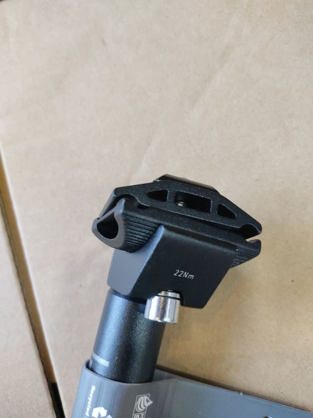 Tija sillín bici 25,8 x350mm. Nueva 