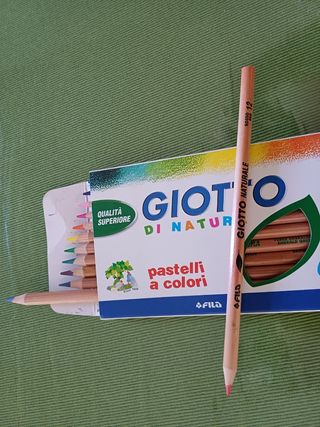 Pastelli Giotto + 4 penne colore verde