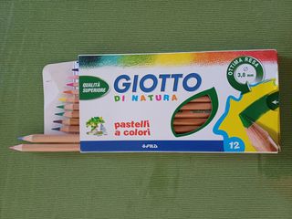 Pastelli Giotto + 4 penne colore verde