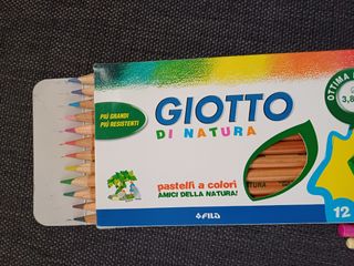 Pastelli Giotto + 4 penne colore verde