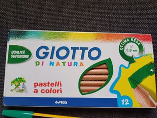 Pastelli Giotto + 4 penne colore verde