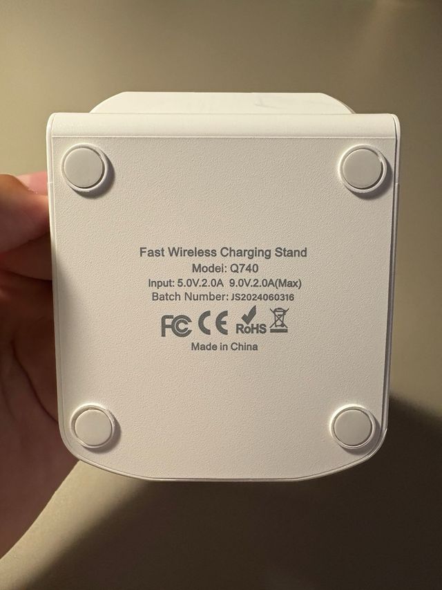 Cargador inalámbrico rápido