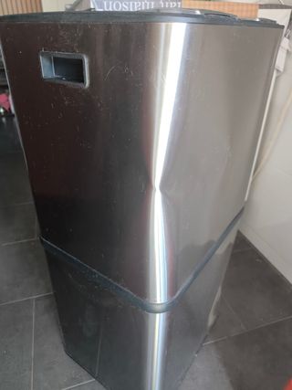 Papelera Reciclaje ANVAVA 50L - Acero Inoxidable