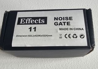 Noise Gate True Bypass para guitarra/puerta de rui