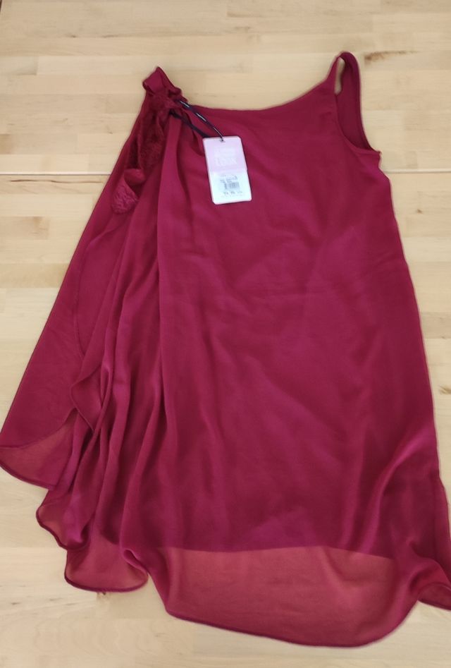 Vestido rojo verano mujer
