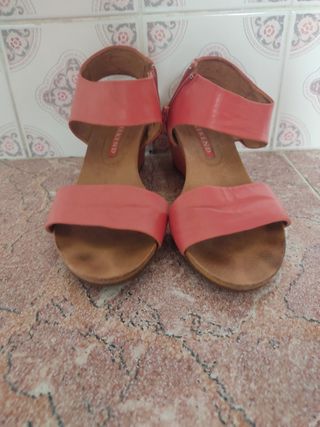 Sandalias rojas Weekend - cuña