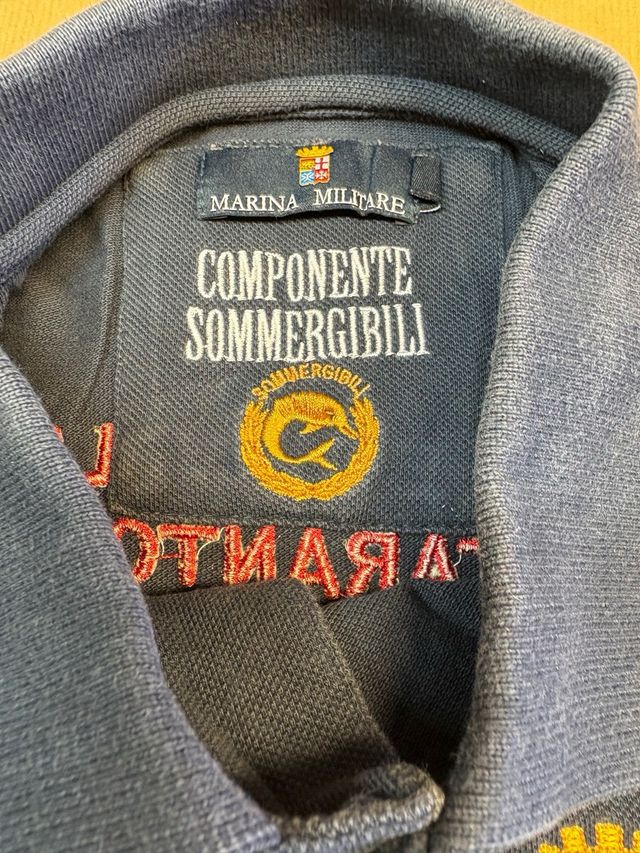 Polo originale Marina Militare Sommergibili