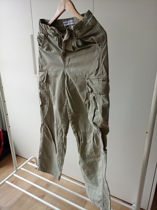 Pantalones cargo - Verde oliva