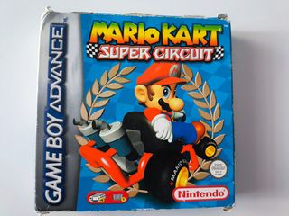 Juego Mario Kart Super Circuit nintendo gba pal